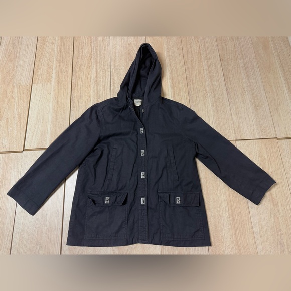 GAP Jackets & Blazers - Vintage GAP Navy Hooded Coat